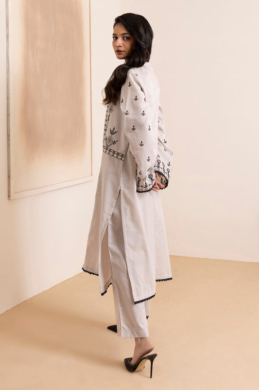 Embroidered Kurta Trouser - 2185