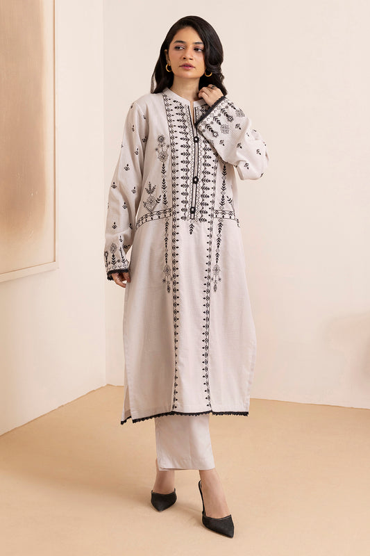 Embroidered Kurta Trouser - 2185