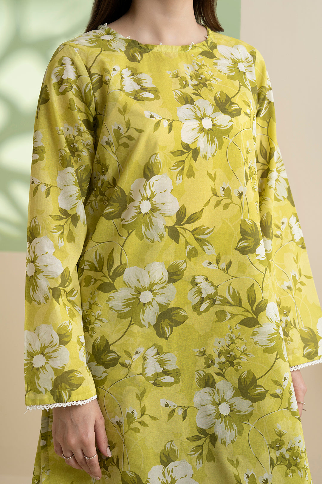 Embroidered Kurta Trouser - 2187