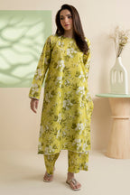 Embroidered Kurta Trouser - 2187