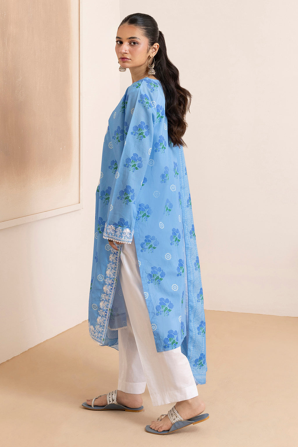 Embroidered Kurta Dupatta - 2232