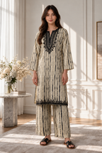 Embroidered Kurta Trouser - 2247