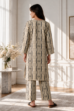 Embroidered Kurta Trouser - 2247