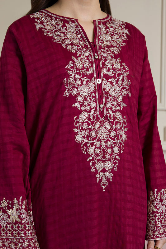 Embroidered Kurta Trouser - 2570