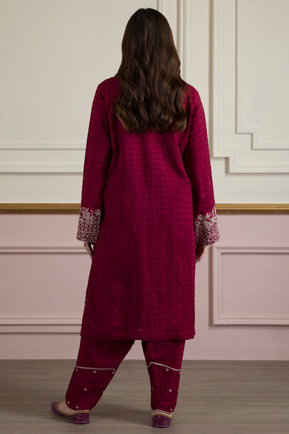 Embroidered Kurta Trouser - 2570