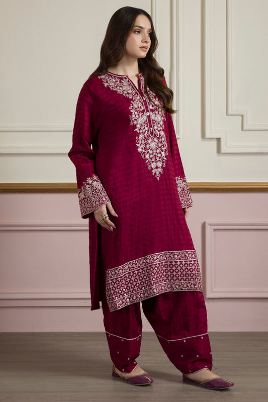 Embroidered Kurta Trouser - 2570