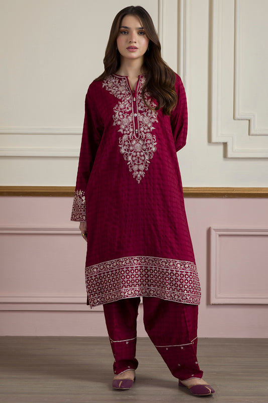 Embroidered Kurta Trouser - 2570