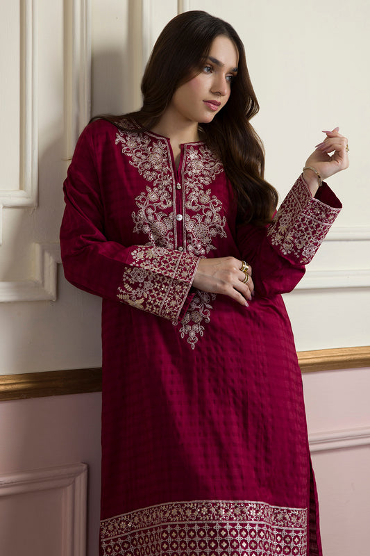 Embroidered Kurta Trouser - 2570