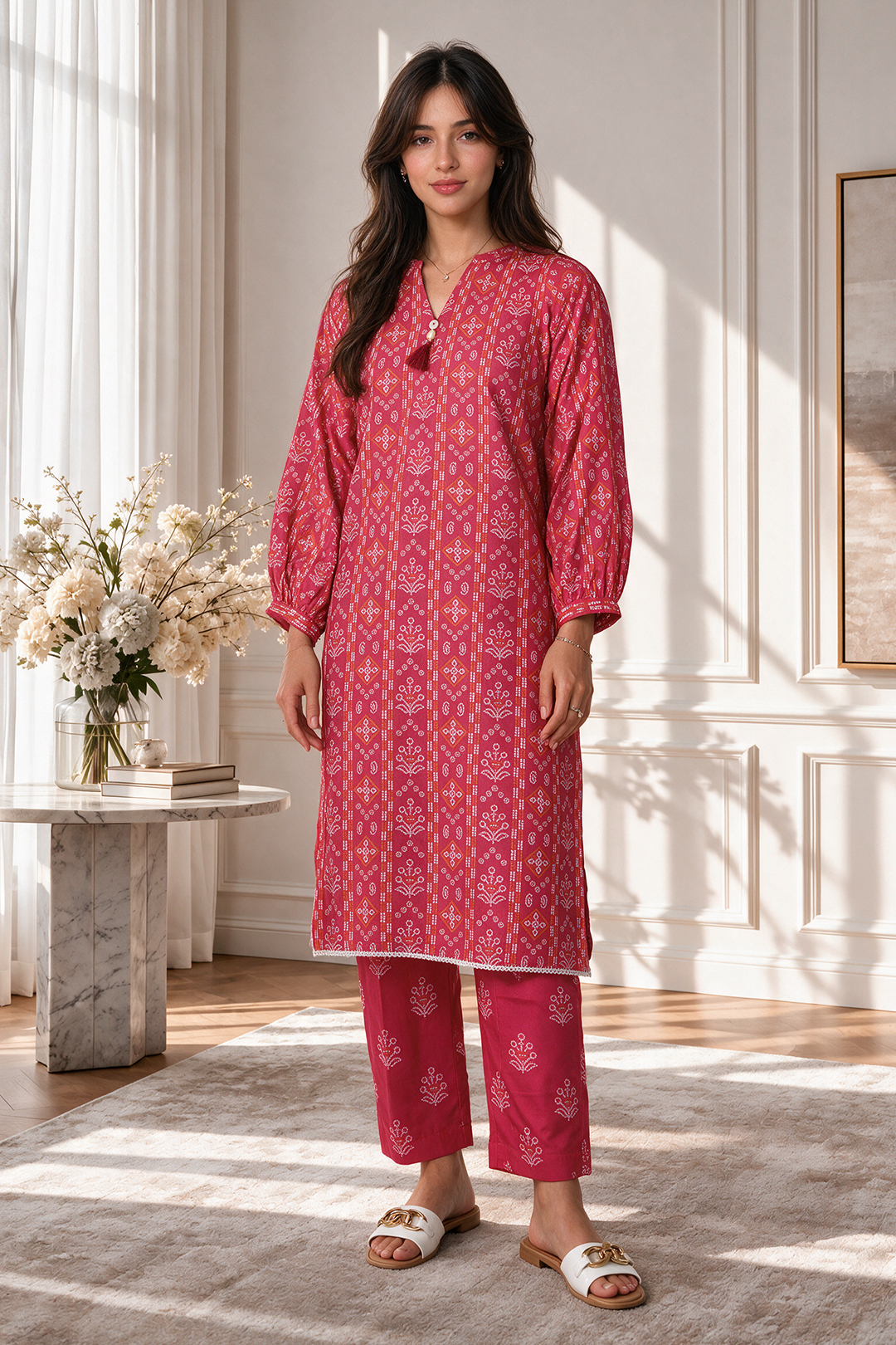 Kurta Trouser - 2175