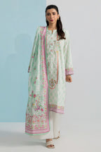 Embroidered Kurta Dupatta - 2290