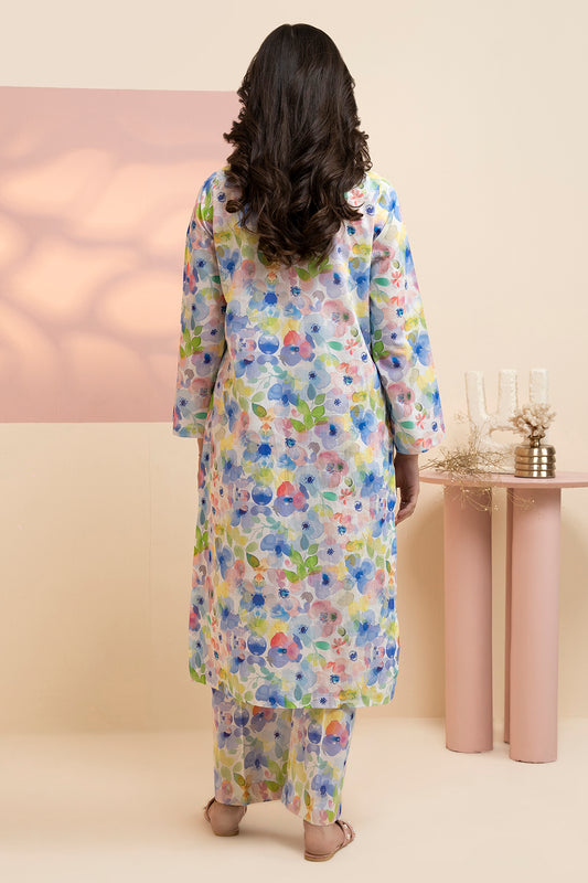 Embroidered Kurta Trouser - 2298