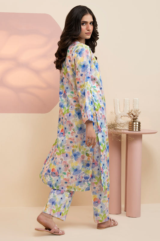 Embroidered Kurta Trouser - 2298