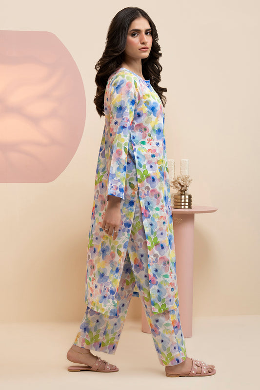 Embroidered Kurta Trouser - 2298