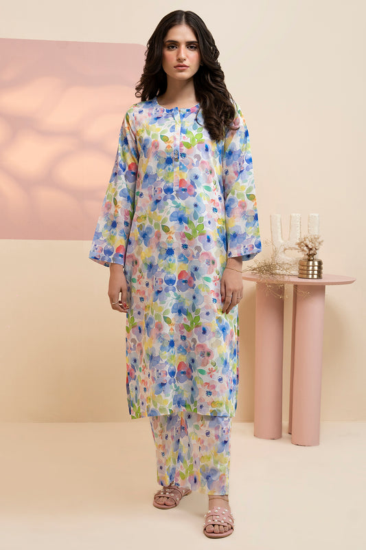 Embroidered Kurta Trouser - 2298