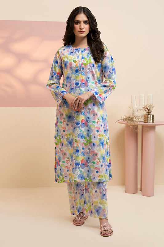 Embroidered Kurta Trouser - 2298