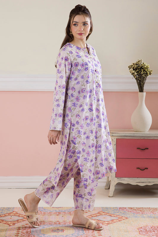 Embroidered Kurta Trouser - 2302