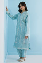 Embroidered Kurta Trouser - 2502