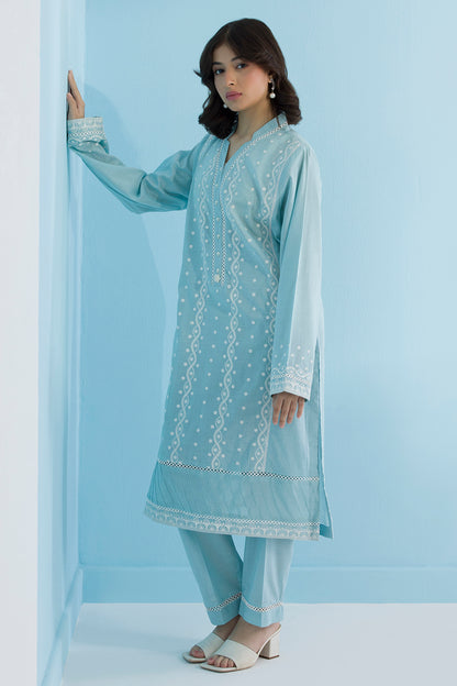 Embroidered Kurta Trouser - 2502