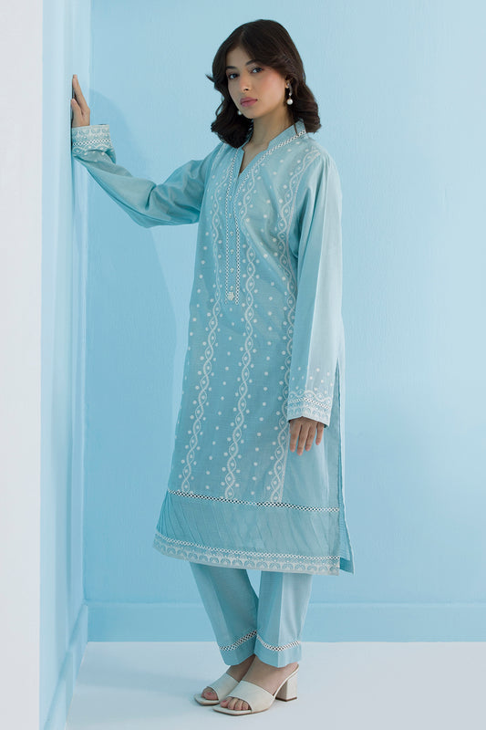 Embroidered Kurta Trouser - 2502