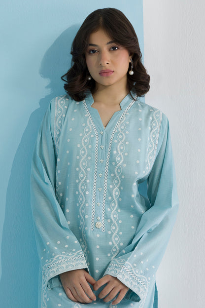 Embroidered Kurta Trouser - 2502
