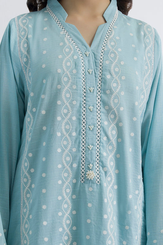 Embroidered Kurta Trouser - 2502