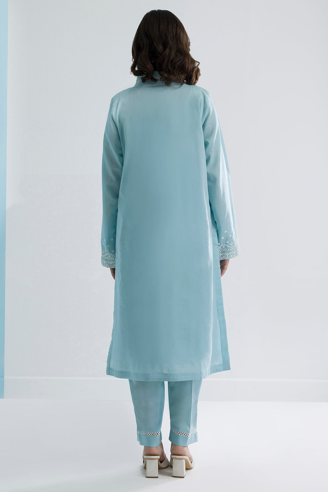 Embroidered Kurta Trouser - 2502