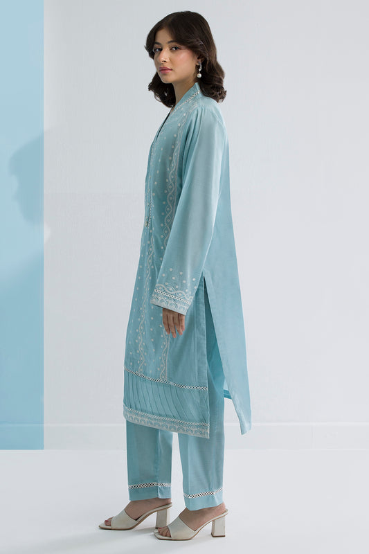 Embroidered Kurta Trouser - 2502