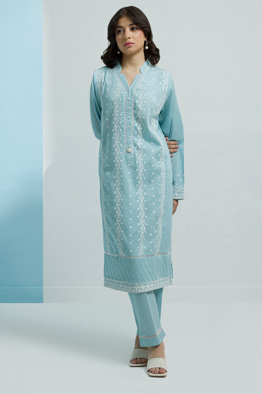 Embroidered Kurta Trouser - 2502