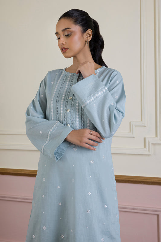 Embroidered Kurta Trouser - 2509