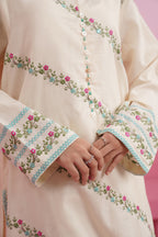 Embroidered Kurta Trouser - 2520