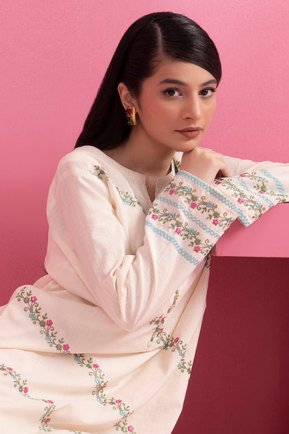 Embroidered Kurta Trouser - 2520