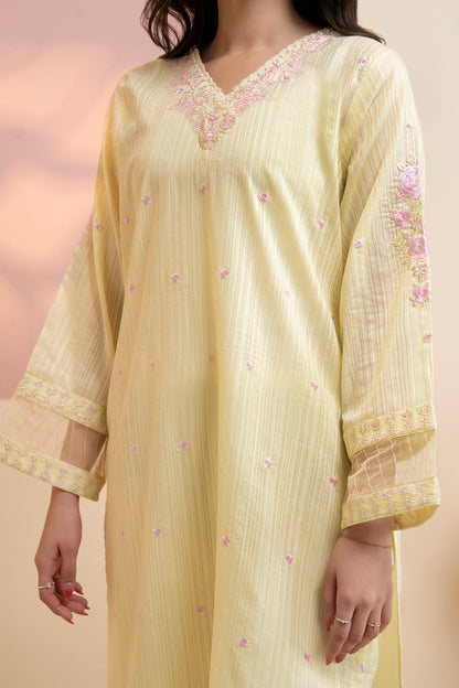 Embroidered Kurta Trouser - 2521
