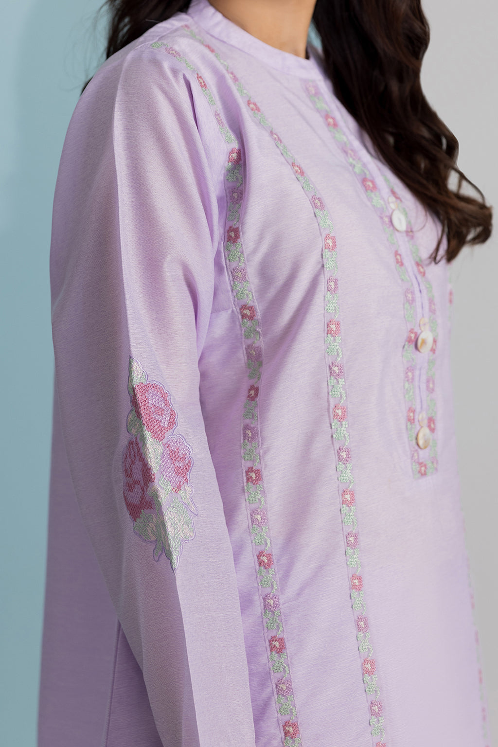 Embroidered Kurta Trouser - 2529
