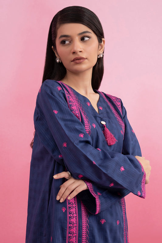 Embroidered Kurta Trouser - 2531