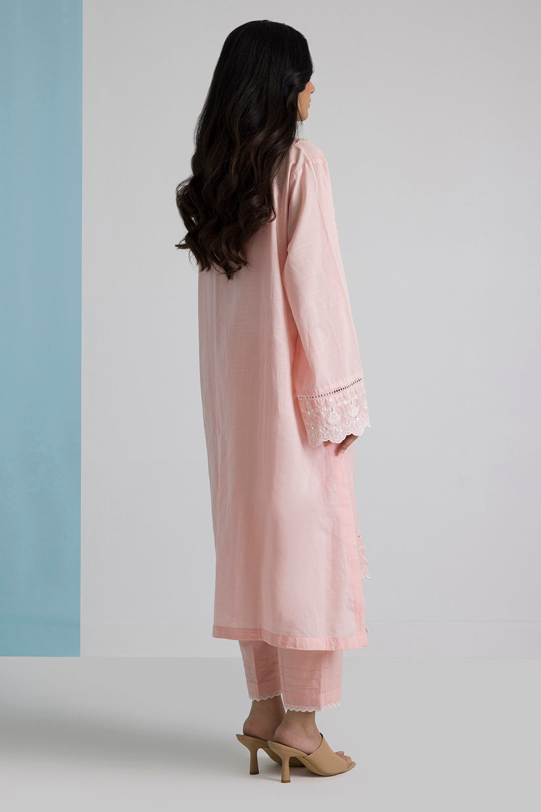 Embroidered Kurta Trouser - 2537