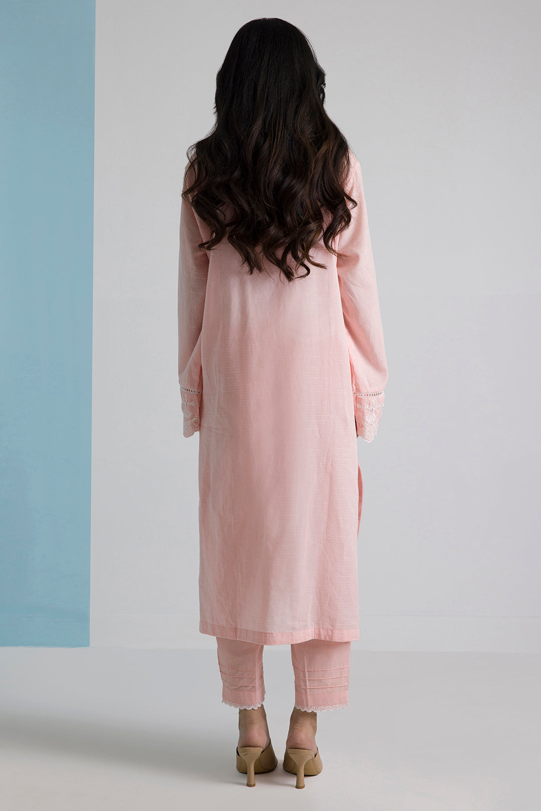 Embroidered Kurta Trouser - 2537