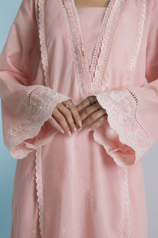 Embroidered Kurta Trouser - 2537