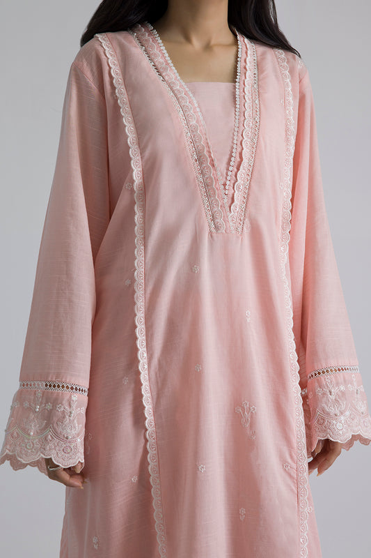 Embroidered Kurta Trouser - 2537