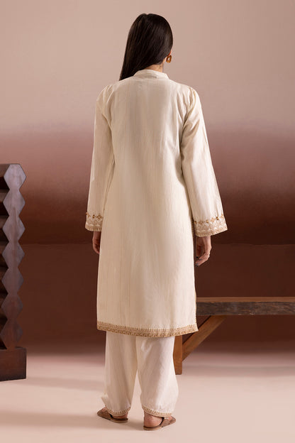 Embroidered Kurta Trouser - 2539