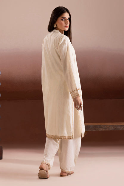 Embroidered Kurta Trouser - 2539