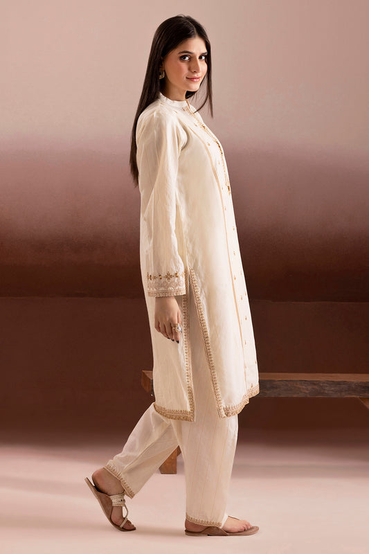 Embroidered Kurta Trouser - 2539