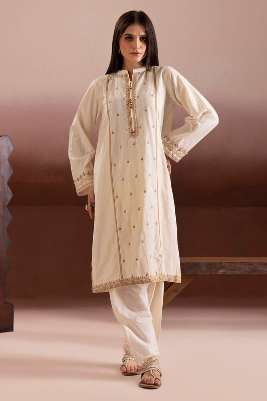 Embroidered Kurta Trouser - 2539