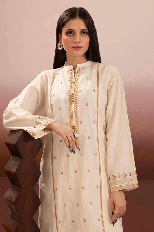 Embroidered Kurta Trouser - 2539