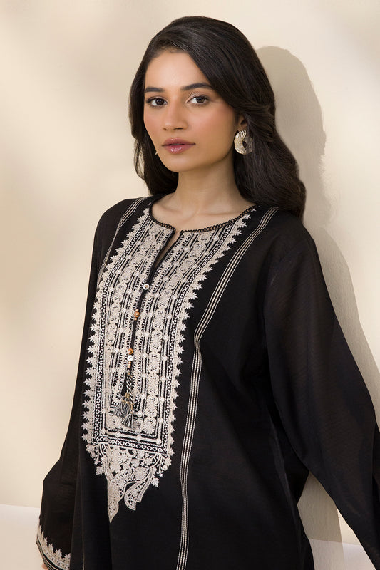 Embroidered Kurta Trouser - 2557