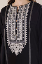 Embroidered Kurta Trouser - 2557