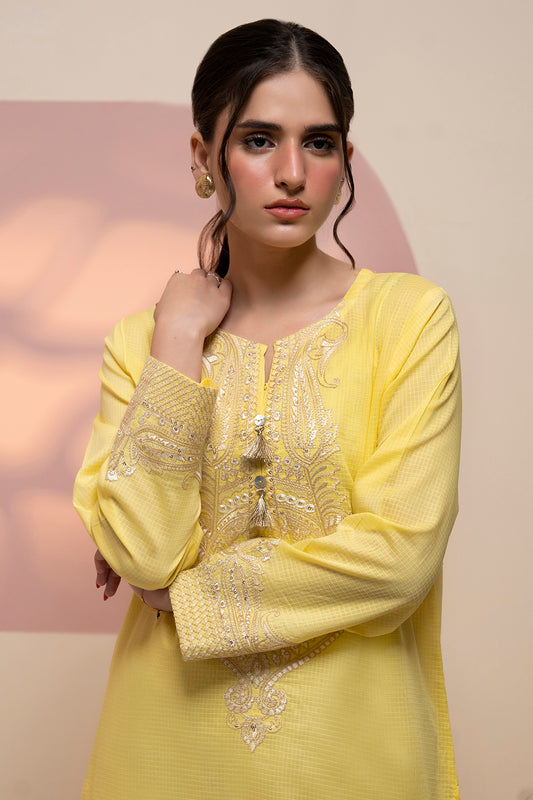 Embroidered Kurta - 2558