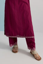 Embroidered Kurta Trouser - 2559