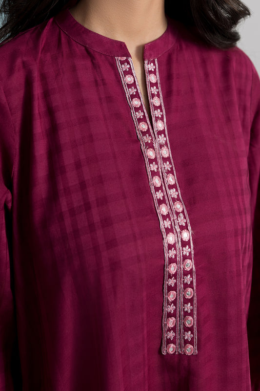 Embroidered Kurta Trouser - 2559
