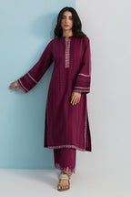 Embroidered Kurta Trouser - 2559