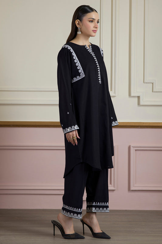 Embroidered Kurta Trouser - 2560